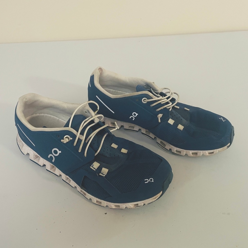 On Cloud Womens 8 Mesh Running Athletic Shoes Gorpcore Oncloud Tech Denim Blue